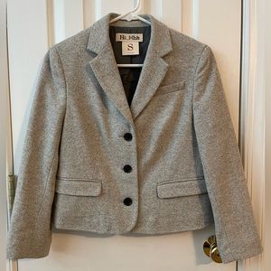 Grey blazer (wool-blend)